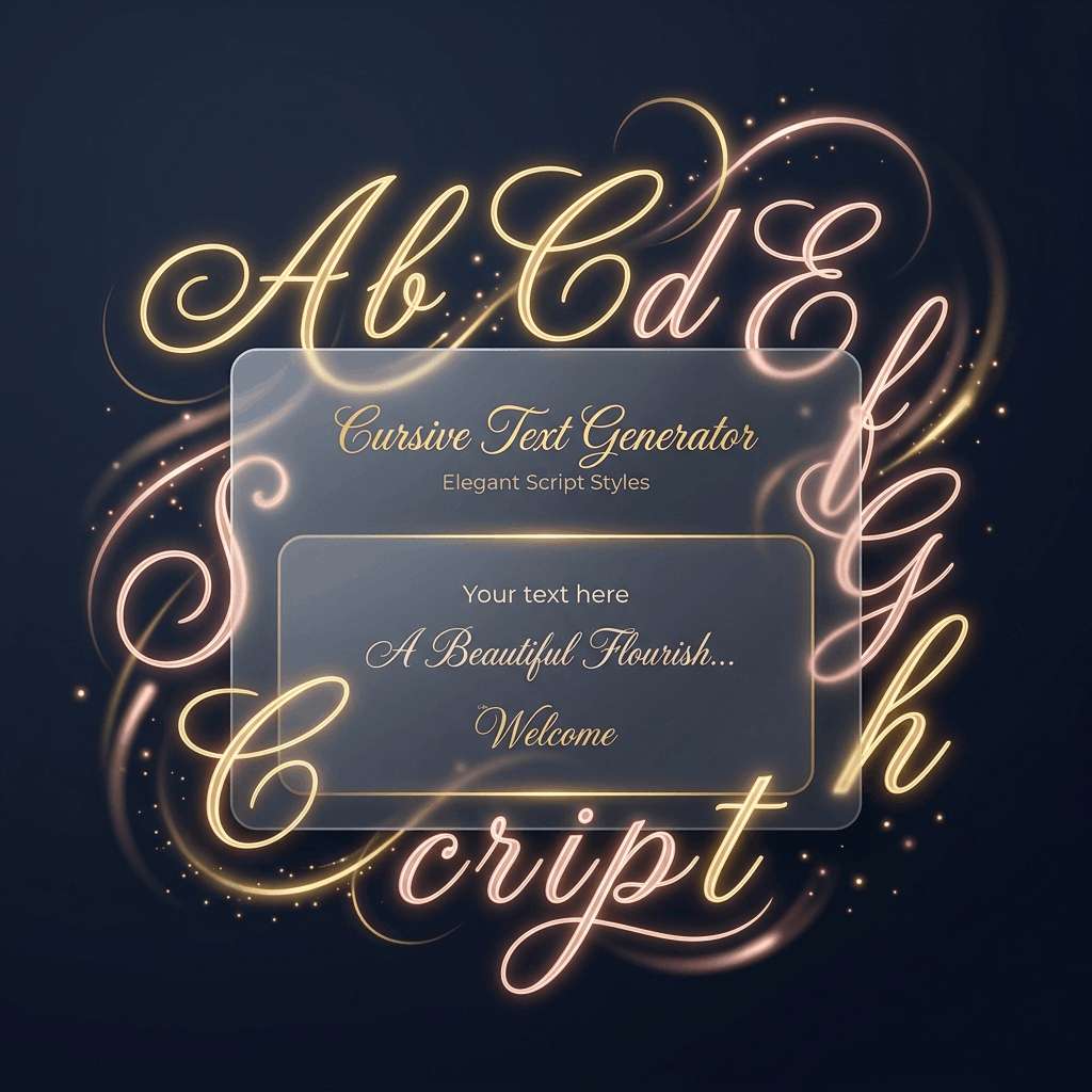 How to copy and paste cursive text - step by step visual guide