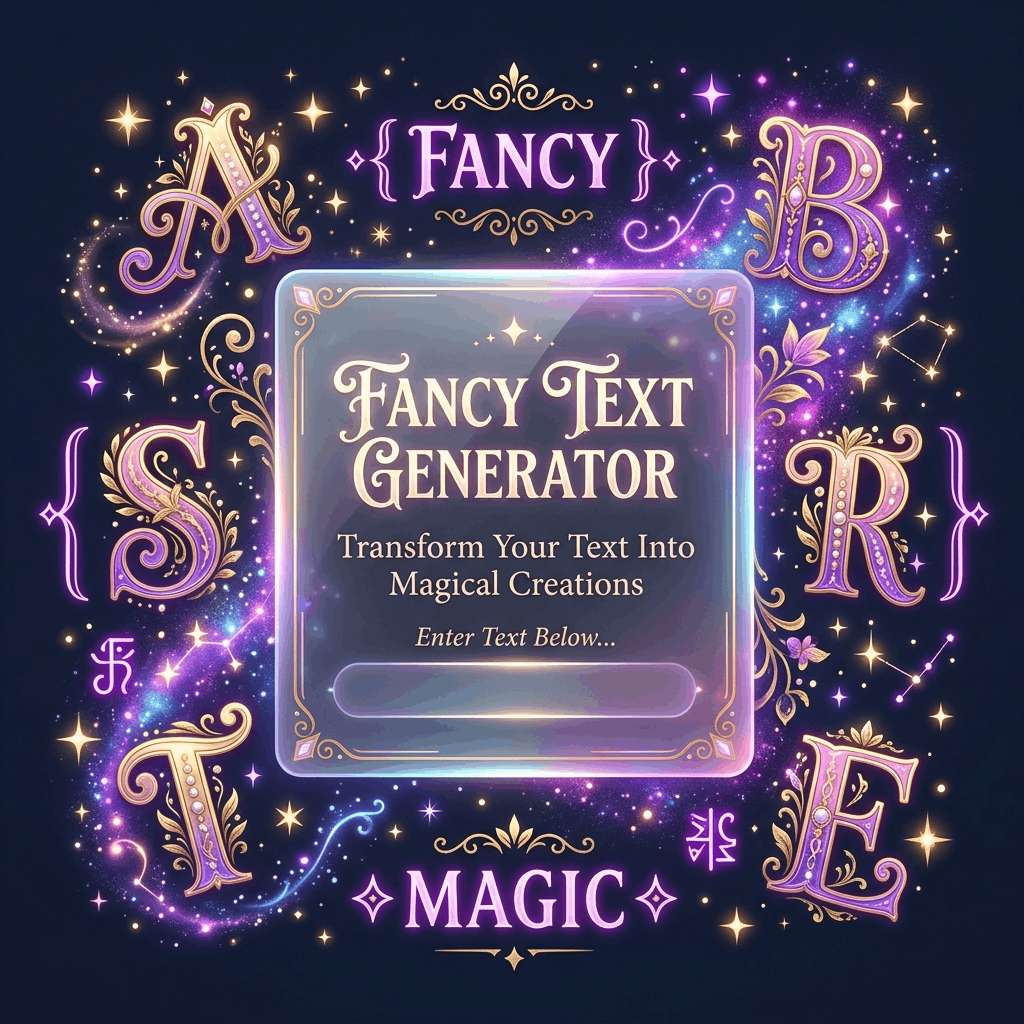 How to create fancy text - step by step visual guide