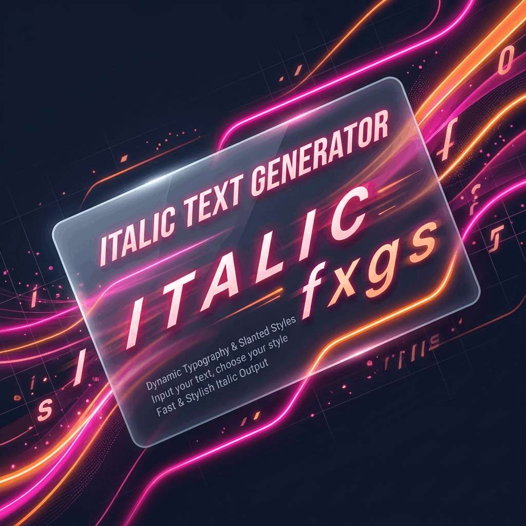 How to use italic text - step by step visual guide