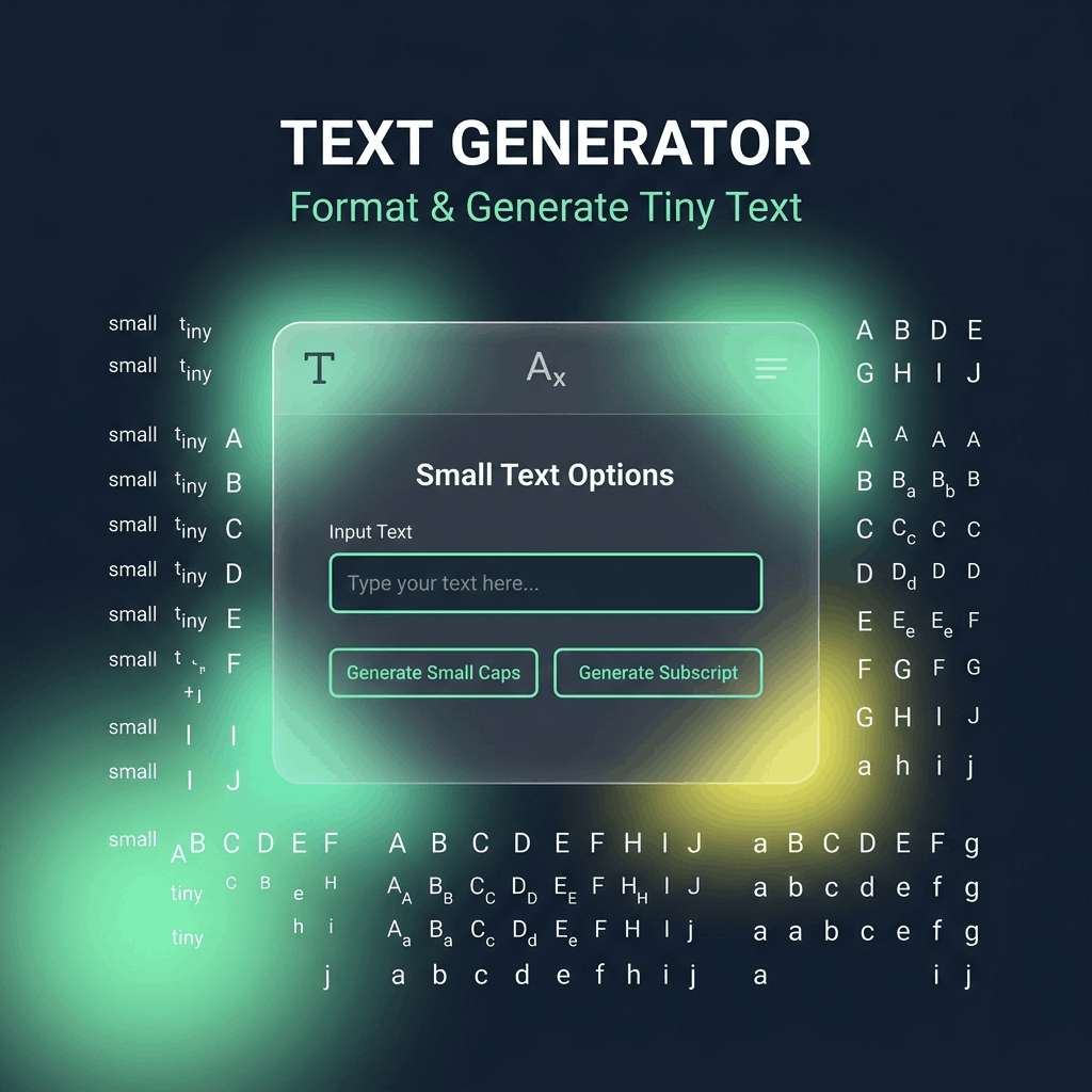 How to make small text - step by step visual guide